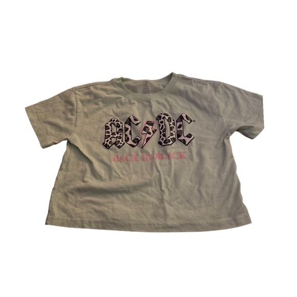 Girls Size 5T BOGO Summer outfit sale! AC/DC Top & Hot Pink size 5 T Shorts - Picture 3 of 6